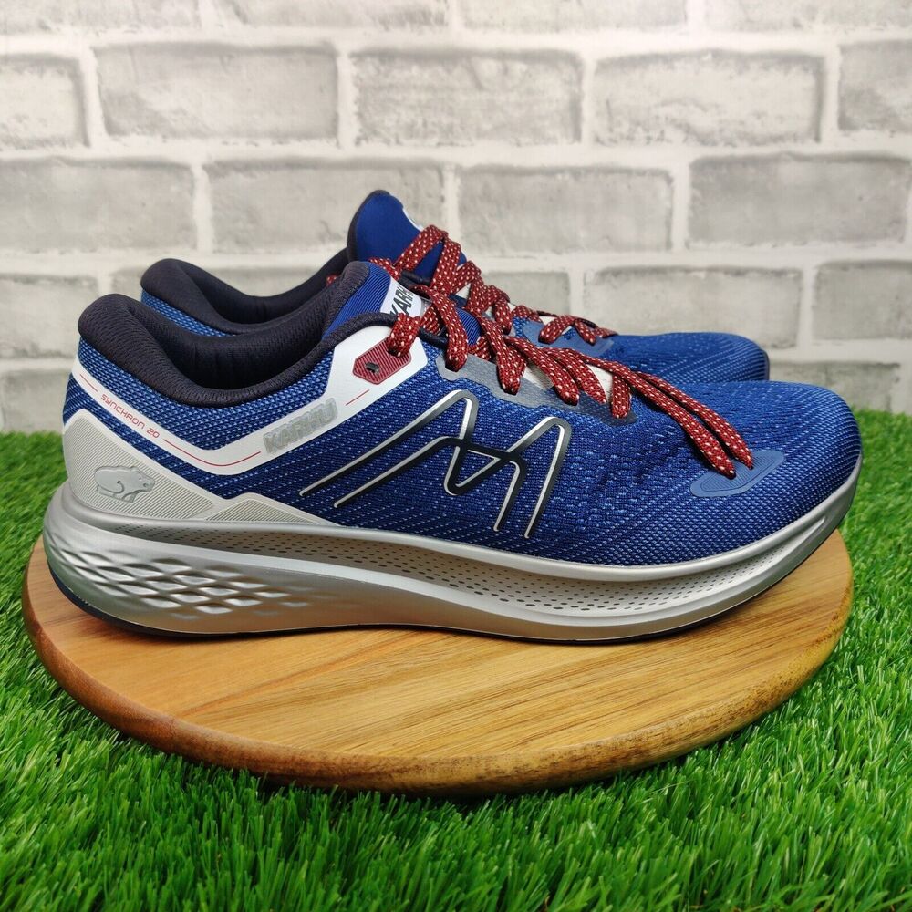 Karhu Synchron 2.0 Men’s Size 10.5 ‘Ensign Nlue/Rio Red Running Shoes F103002